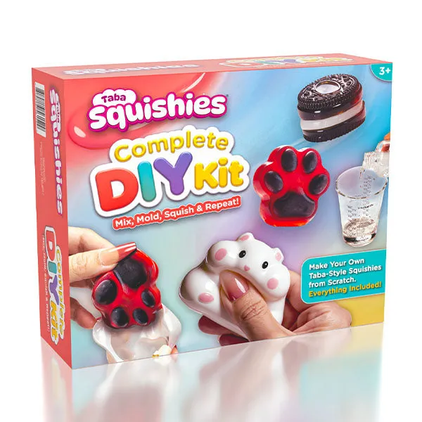 Taba Squishies Complete DIY Kit (Includes 5 Molds) Make Your Own Fidget Toys!