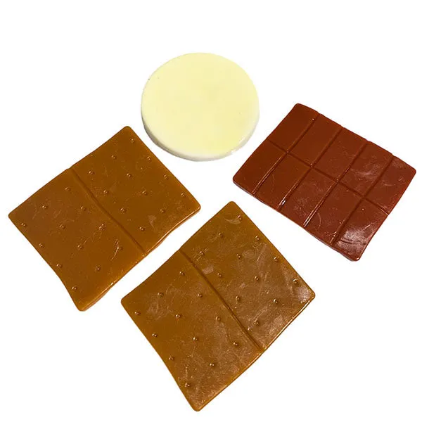 Taba Squishies Peelables Deluxe Premium Silicone Fidget Toy Chocolate S'more — photo 4
