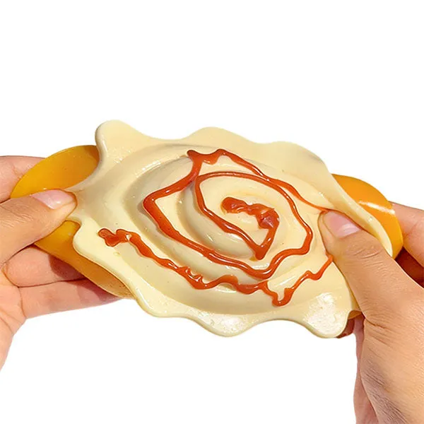 Taba Squishies Peelables Deluxe Premium Silicone Fidget Toy Cinnamon Bun — photo 2