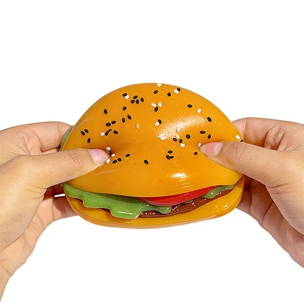 Taba Squishies Peelables Deluxe Premium Silicone Fidget Toy Hamburger — photo 4