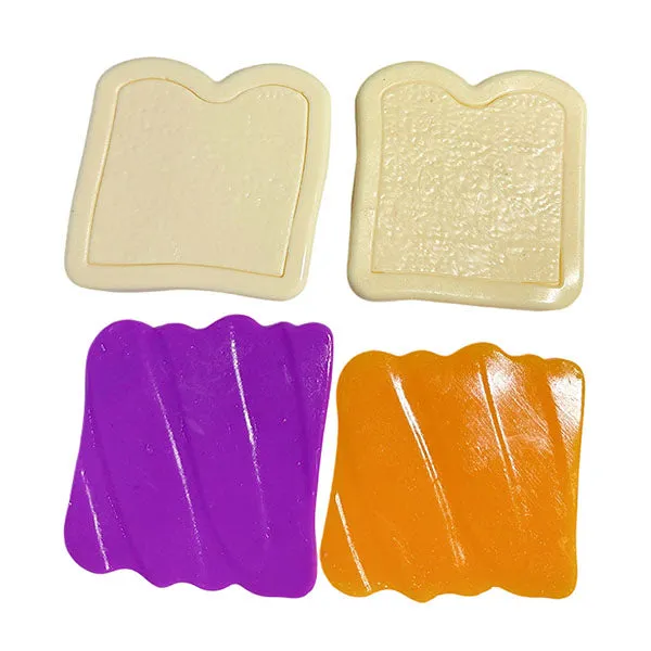 Taba Squishies Peelables Deluxe Premium Silicone Fidget Toy PB&J Sandwich — photo 4