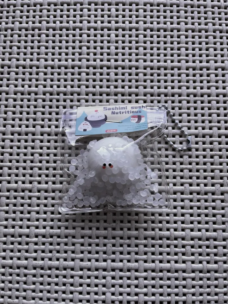 Taba Texture Mochi Sushi Rice Ball Mini Squishy