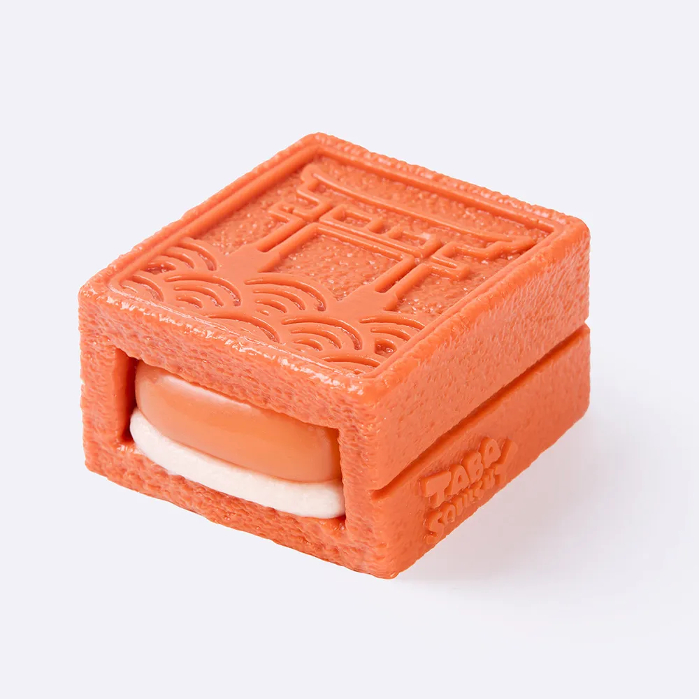 蓝绿色方形夹心饼干 Teal Square Sandwich Cookie Taba Squishy
