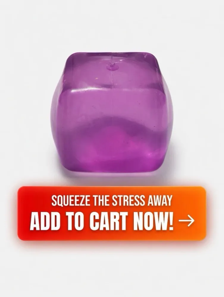 Slow-Rising Textured Stress Relief Nice Cube Fidget Toy — photo 2