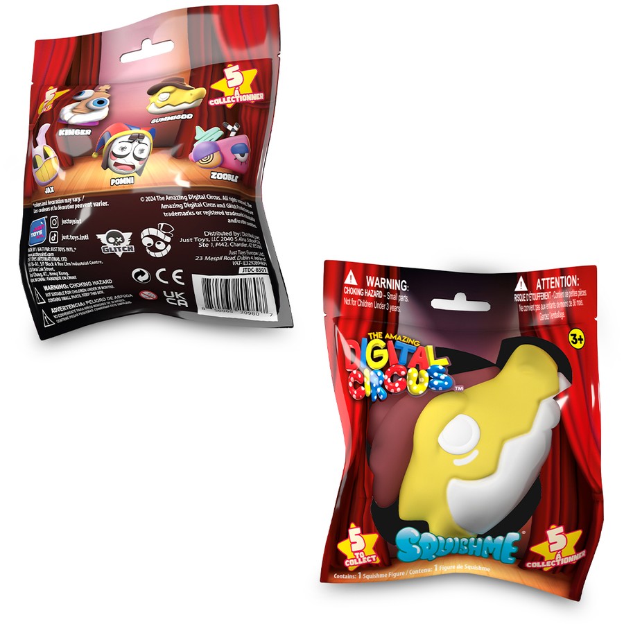 The Amazing Digital Circus Squishme Squishies - Ship Assorted