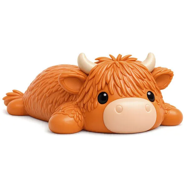 The Big Squij Slow-Rise Squishy Fidget Toy Highland Cow