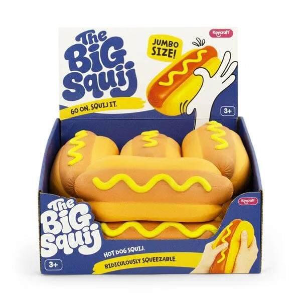 The Big Squij Slow-Rise Squishy Fidget Toy Hot Dog — photo 4