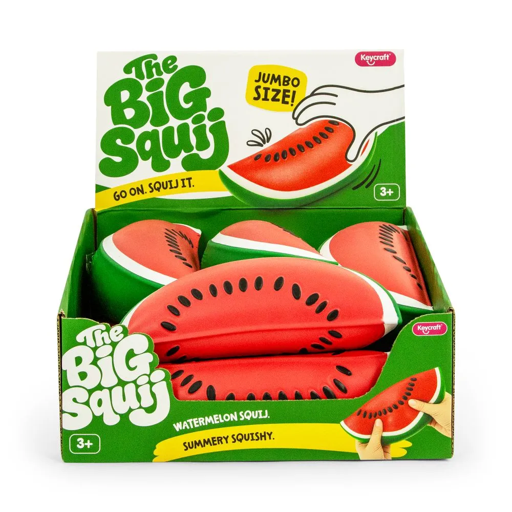 The Big Squij Slow-Rise Squishy Fidget Toy Watermelon