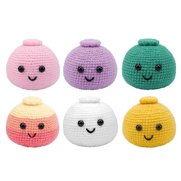 The LOOP Brigade: Mystery Dumplings DIY Crochet Plush Toy Complete Kit For Beginners Blind Bag — photo 3