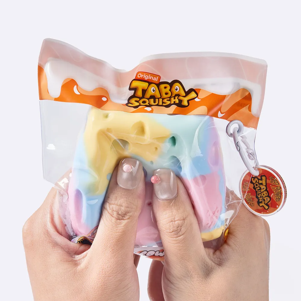Tie-Dye Pastel Cheese Taba Squishy — photo 4