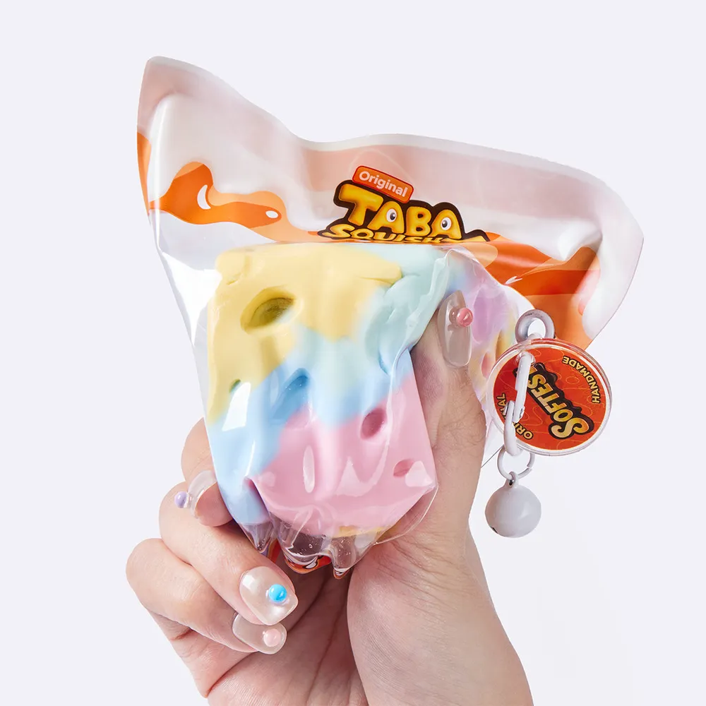 Tie-Dye Pastel Cheese Taba Squishy — photo 5