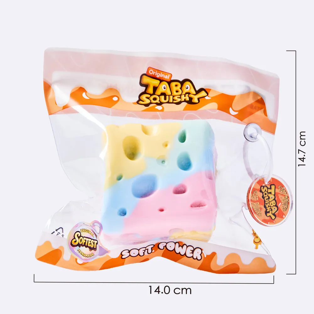 Tie-Dye Pastel Cheese Taba Squishy — photo 6