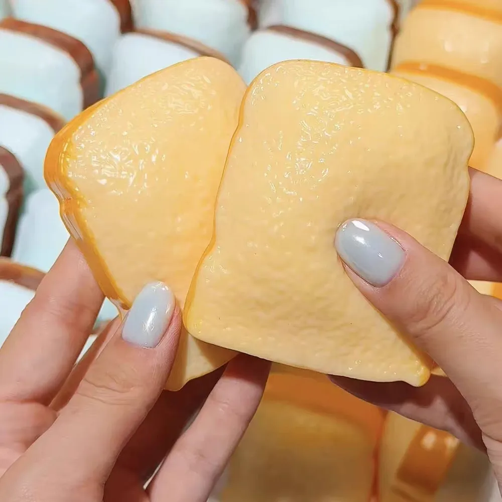Toast Slice Stress Ball Squishy Stress Relief Decompression Toy — photo 2