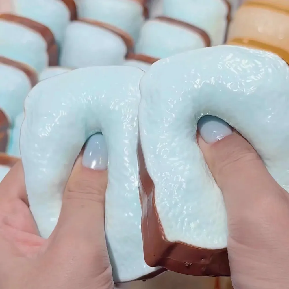 Toast Slice Stress Ball Squishy Stress Relief Decompression Toy — photo 3
