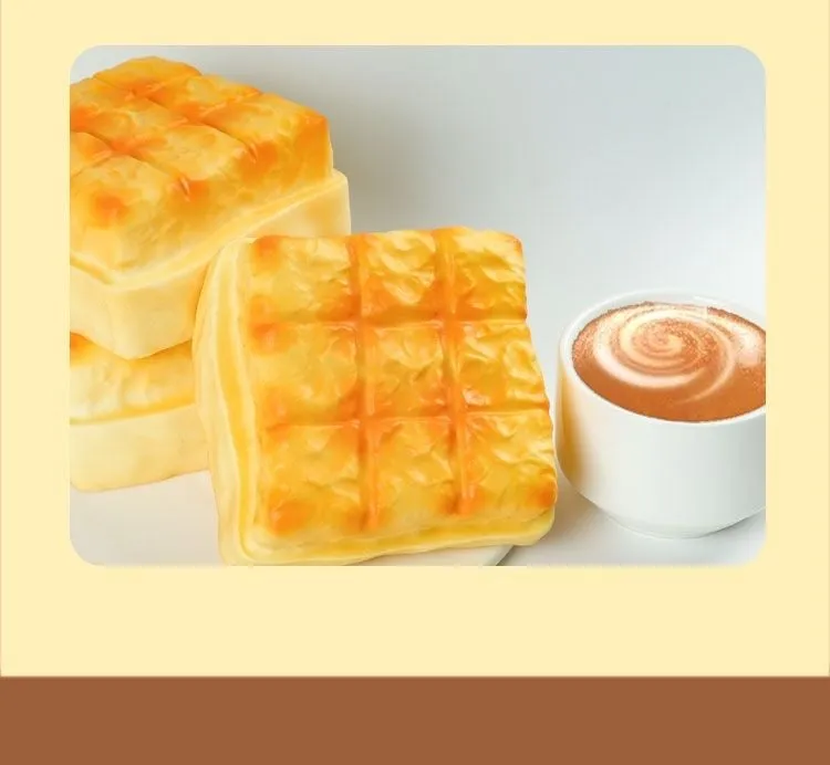 Toast Slow Rising Squishy Stress Relief Decompression Toy — photo 3