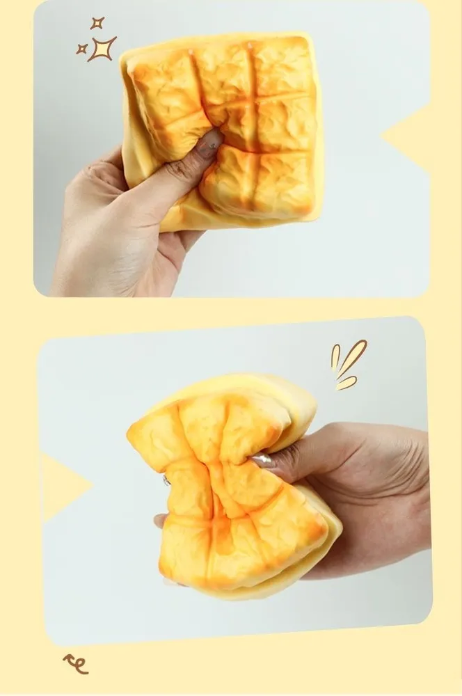 Toast Slow Rising Squishy Stress Relief Decompression Toy — photo 5