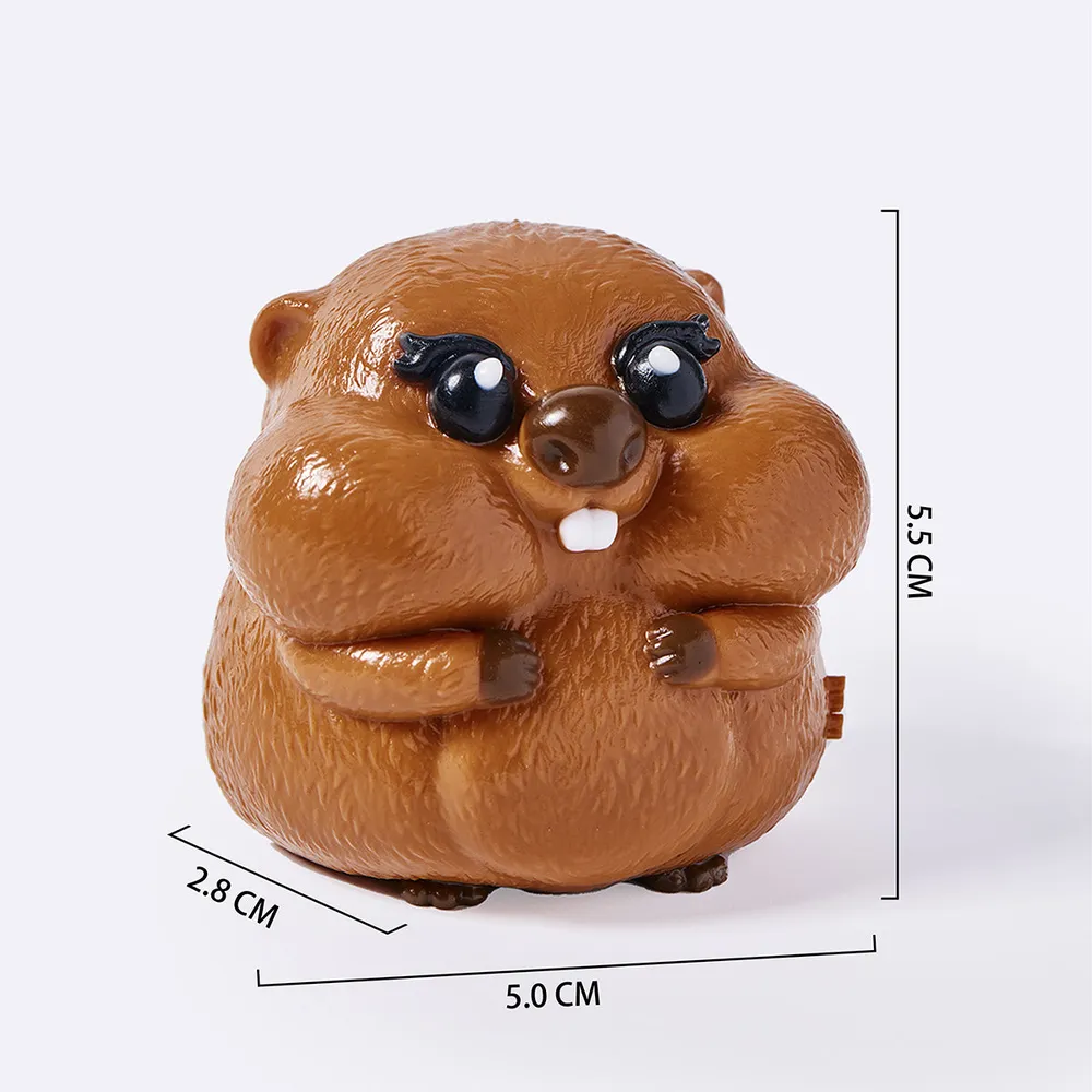 Toffee Groundhog Taba Squishy — photo 2