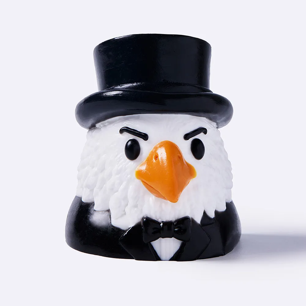 Top Hat Gentleman Eagle Taba Squishy