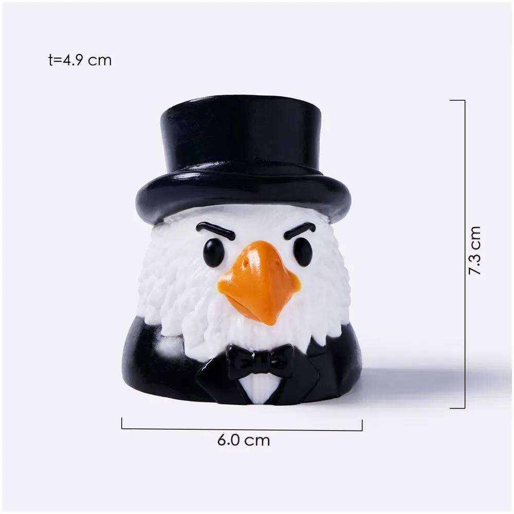 Top Hat Gentleman Eagle Taba Squishy — photo 2