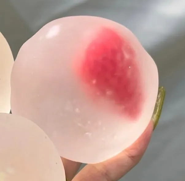 (Top Selling) Soft Mochi Fruit Ball (Zero Bounce Back) Squishy Fidget Toy — photo 2