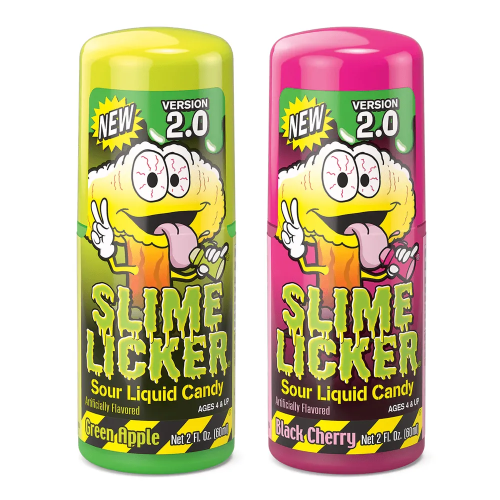 Toxic Waste: Slime Licker 2.0 Version - Green Apple & Black Cherry Roller ()