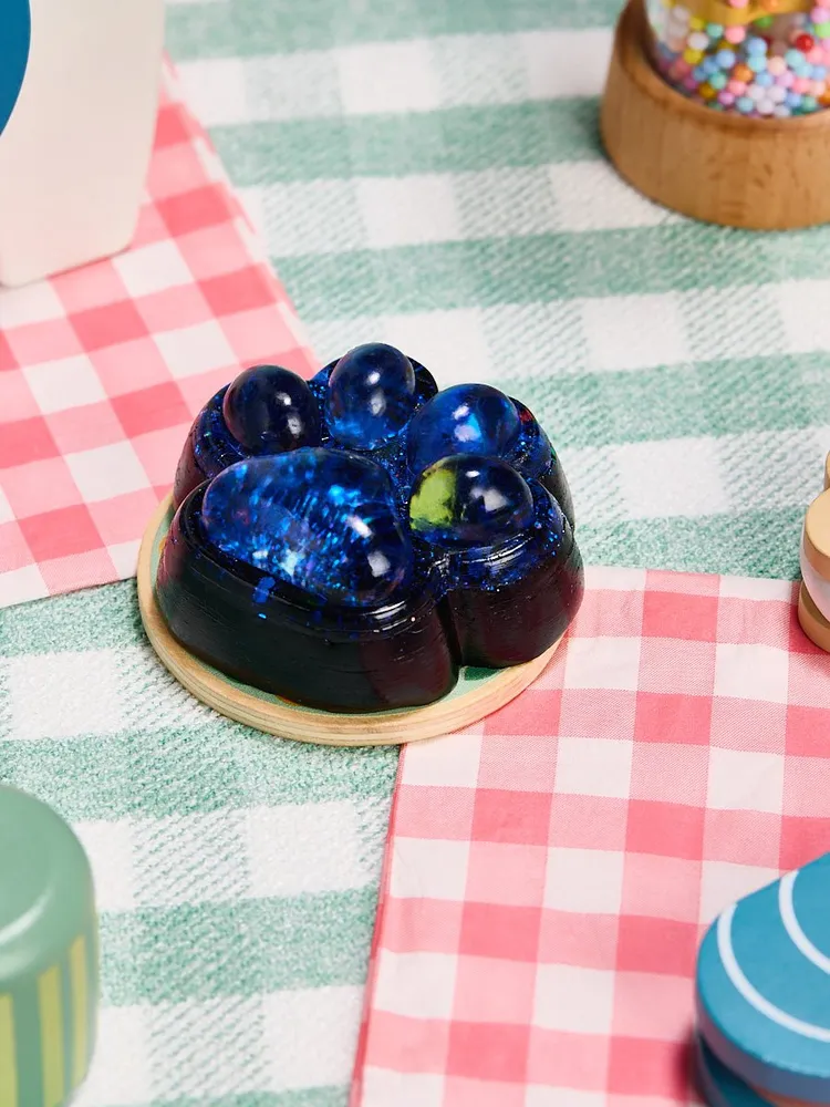 Transparent-black-blue Paw Taba Squishy — photo 4