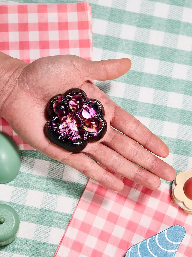 Transparent-black-pink Paw Taba Squishy — photo 6