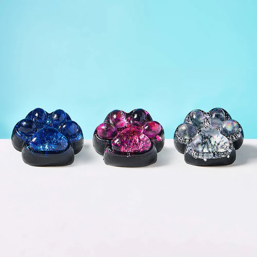 Transparent-blingbling Paw Set Taba Squishy