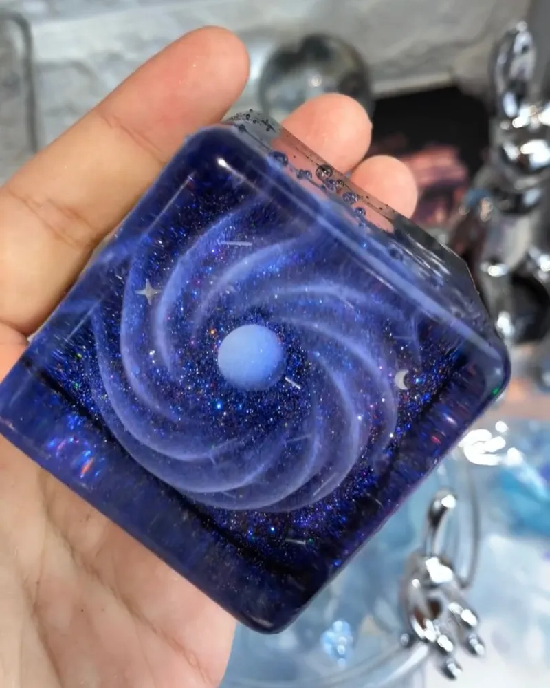 Transparent Cosmos Squishy Stress Relief Decompression Toy — photo 2
