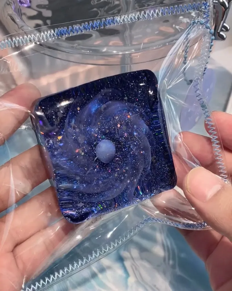 Transparent Cosmos Squishy Stress Relief Decompression Toy — photo 3