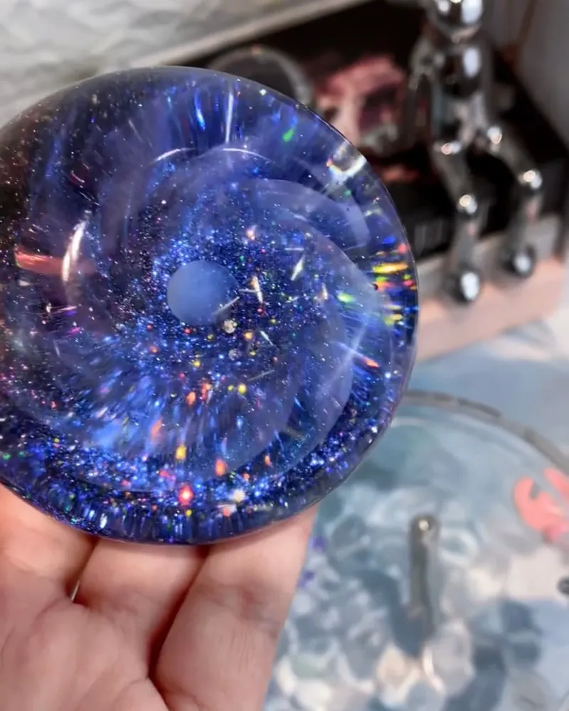 Transparent Cosmos Squishy Stress Relief Decompression Toy — photo 5