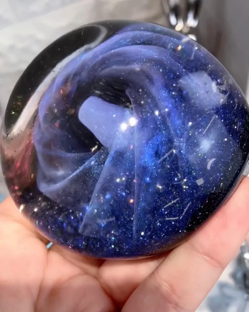 Transparent Cosmos Squishy Stress Relief Decompression Toy — photo 6