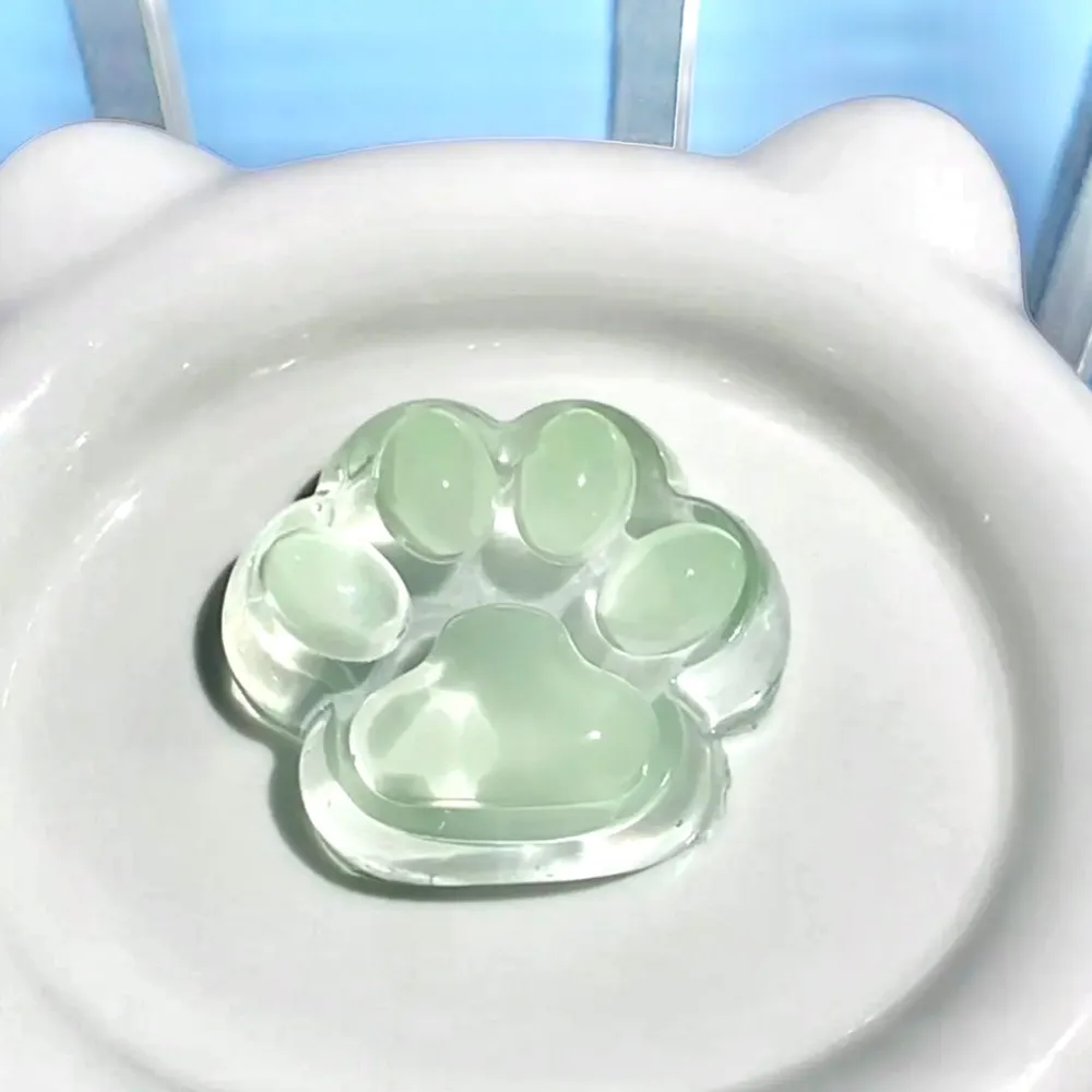 Transparent Kitty Paw Squishy Stress Relief Toy — photo 4