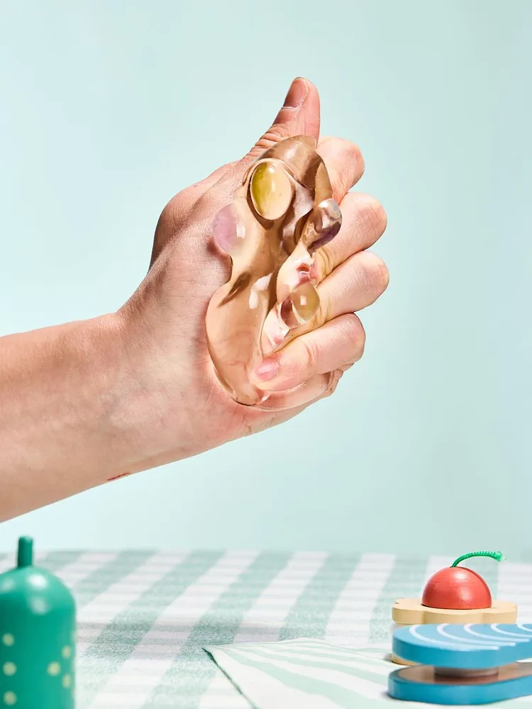 Transparent-light-colorful Paw Taba Squishy — photo 2