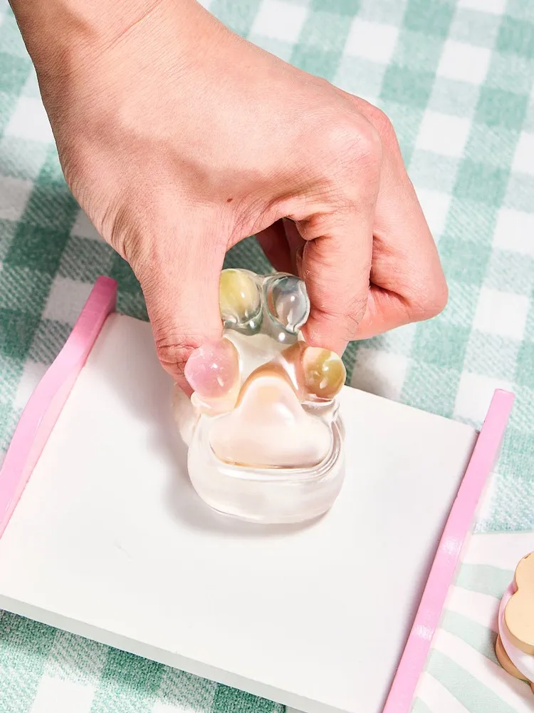 Transparent-light-colorful Paw Taba Squishy — photo 6