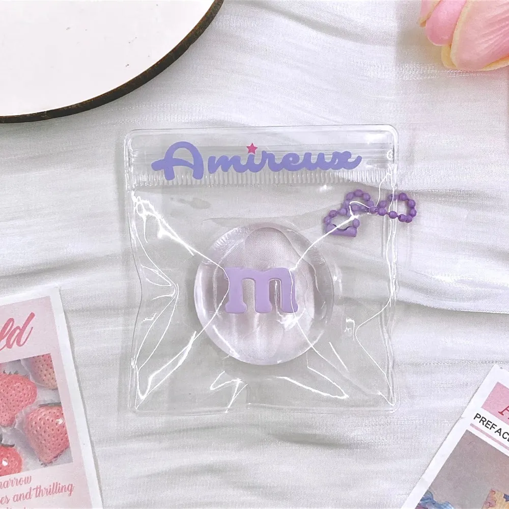 Transparent M&M Candy Squishy Stress Relief Decompression Toy — photo 4