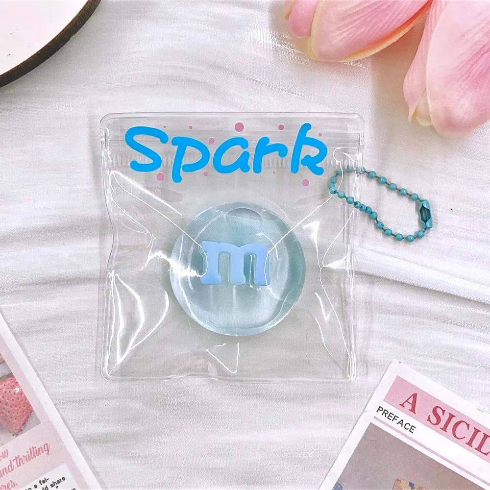 Transparent M&M Candy Squishy Stress Relief Decompression Toy — photo 5