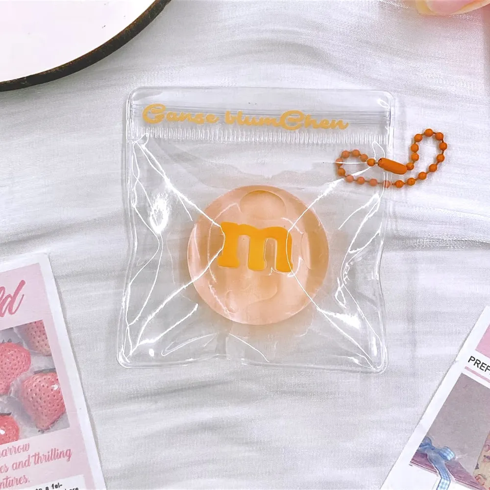 Transparent M&M Candy Squishy Stress Relief Decompression Toy — photo 6