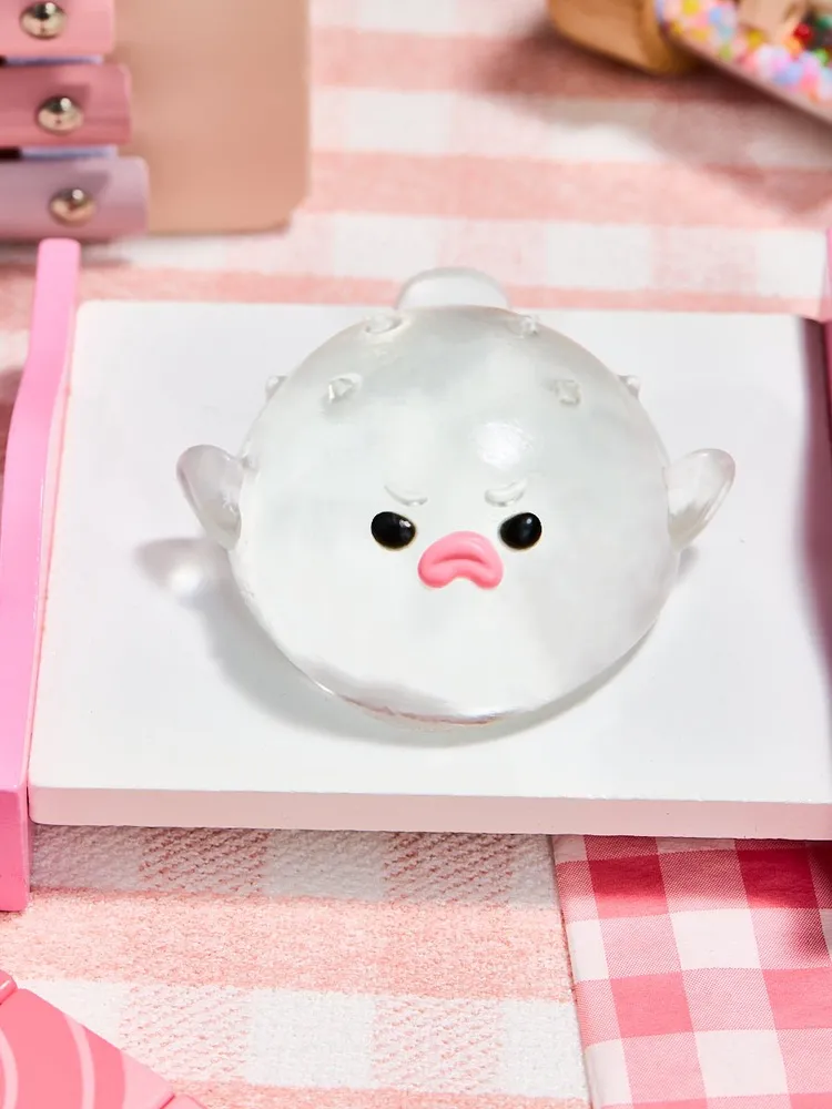Transparent Pufferfish Taba Squishy — photo 6