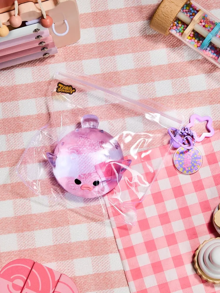 Transparent-purple Pufferfish Taba Squishy — photo 5