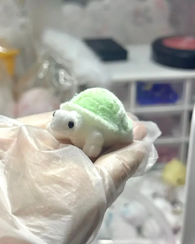 Turtle Squishy Stress Relief Decompression Toy w/ Flocking — photo 5