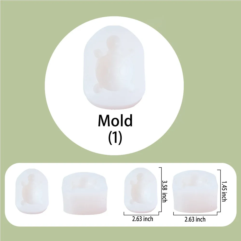 Turtle Taba Squishy DIY Mold Set — photo 2