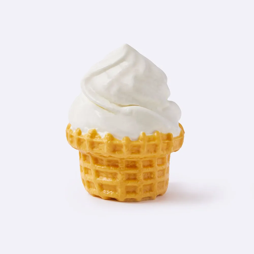 Vanilla Cream Ice Cream Cone Taba Squishy