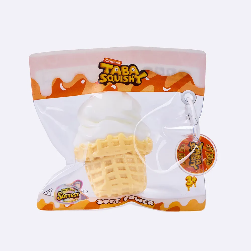 Vanilla Cream Ice Cream Cone Taba Squishy — photo 3