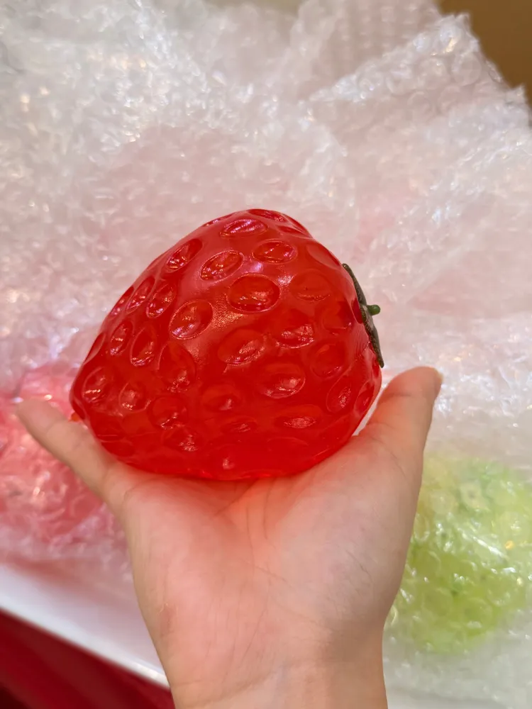 Vaseline Strawberry Stress Ball Squishy