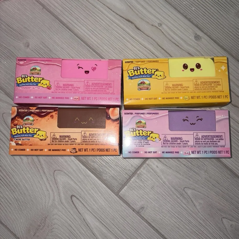 Viral It's Butter Scented Butters Squishy Set of 4 — photo 2