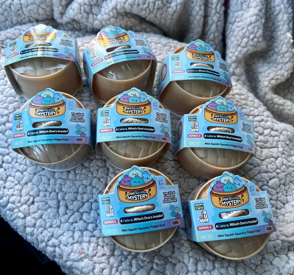 Viral Mystery Dumpling Squishy Mini Set (8-Piece)