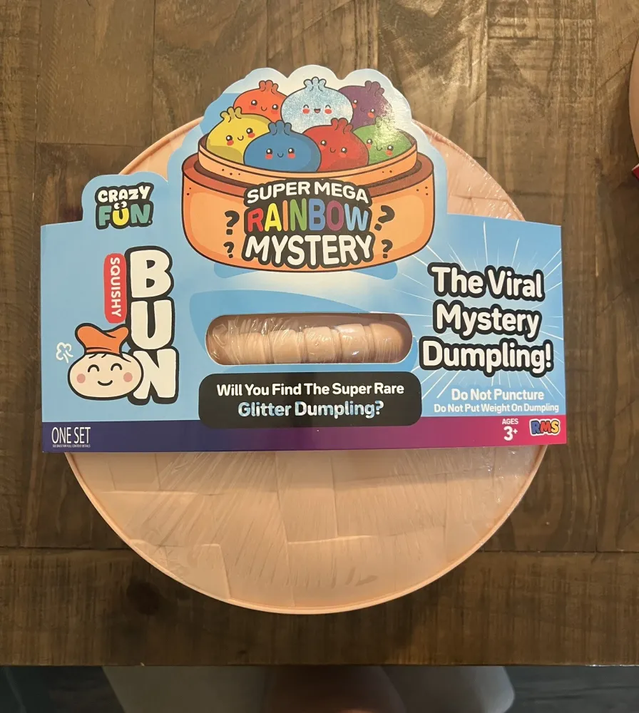 Viral Mystery Dumpling Super Mega Rainbow Jumbo Squishy