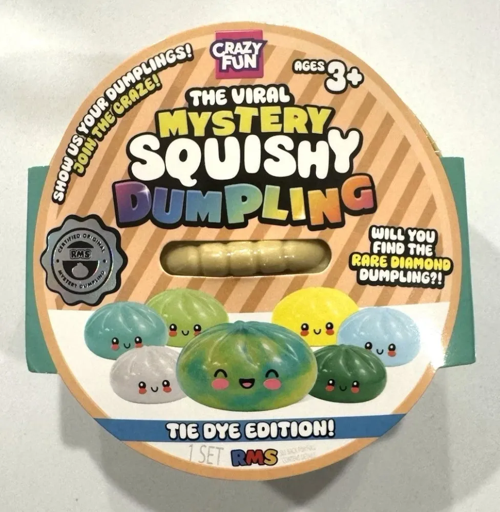 Viral Mystery Squishy Dumpling Rare Diamond Variant
