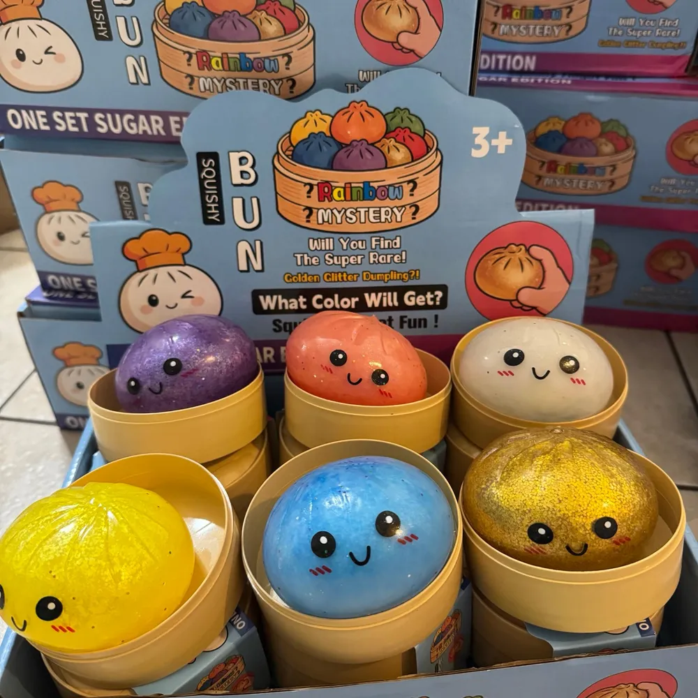 Viral Squishy Dumpling Glitter Orbits